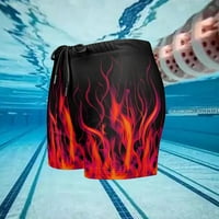 Muškarci Summer Swim Shorts Svi kupaći kostimi Plivanje Torbe Donje rublje Boxer Gants Crveno 3xl