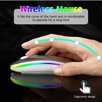 2.4GHz i Bluetooth miš, punjivi bežični LED miš za Samsung Galaxy Tab 7. WiFi kompatibilan je i sa TV