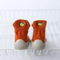 Djevojka za malinu veličinu mekane elastične casual prve čarape čvrste zatvorene šetače patike naranče