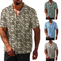 Muškarci Ležerne prilike Havajska majica na plaži Down Cvjetne majice kratkih rukava