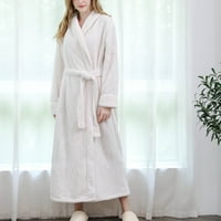 Ženski dugi ogrtač za spavanje WAFFLER ROBEOWER SOFT kimono ogrtači haljine pidžame