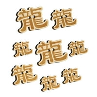 Kineski karakter Simbol DRAGON DRVE GUMBE ZA KUĆE PLETING Šivaći diy Craft Veliki