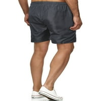 Niuer Ležerne prilike za vježbanje za mens Actitheard Drawstring Athletic Shorts Gym Joggers Boxers Shorts Grey L