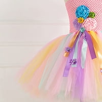 Djevojke toddlere haljina ljetna modna haljina princeza haljina casual haljina tutu mrežaste haljine