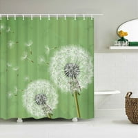 DANdelion cvjetni tuš za tuširanje zaslona za kupatilo vodootporno visokokvalitetno poliesterska tkanina