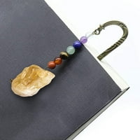 Bookmark, Sedam čakri kristalnog iscjeljenja Kamena kristalne perle i prirodni kristal originalni kamen