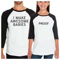 Napravite sjajne bebe Jedinstveni dizajn TEE smiješni pokloni za novi tatu