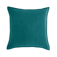 Kvadratni pamučni baršunast jastučnica čvrstih boja