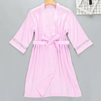 Frehsky pidžame za žene Nove satenske svilene pidžama Nightdress žene odijevaju donje rublje ružičaste