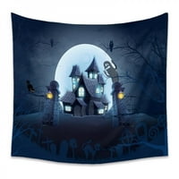 Halloween zid viseći tapiserija bundeva palica Ghost Horror Halloween Tapistry Party Party Home Dnevna