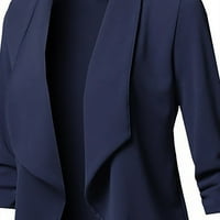 Kardigan ženski kaput otvorena duga jakna prednja kaputa za ženski kaput