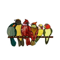 Cieken ptice na granama - vitraže staklene stihove teške naljepnice