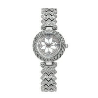 Ženski satovi narukvica rafinirani luksuzni dizajn Rhinestone Encrustirani sat zaljubljenih poklon