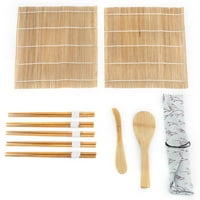 Garosa Set Bamboo Sushi izrada kompleta uključuje kotrljanje prostirke štapiće padne suši oštrice, suši
