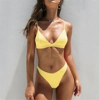 Žene Dva bikinija postavila je čvrste podstavljene push up kupaći kostim kupaćim kostima