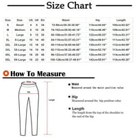 Owordtank casual labave hlače za žene pune dužine elastične struine parogle