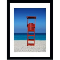 Kupite umjetnost za manje 'stolice za životnu zaštitu. Tropska plaža 'od strane Jobe Waters uramljeni