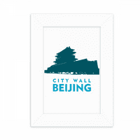 Drevni gradski zidni turizam Peking Kina Desktop Foto okvir za prikaz slike Dekoracija umjetnosti slikarstvo