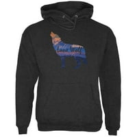 Lone Wolf Lanscape Muns Hoodie