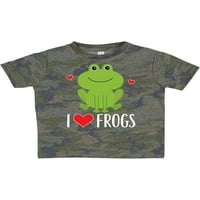 Inktastic I Love Frogs Poklon mališani dečko ili majica Toddler Girl