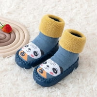 Yinguo jesen i zimska slatka djeca djeca cipele za djecu ravne dno non klizačke čarape cipele topli