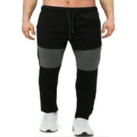Muška aktivna modna moda Jogger Duks sa džepovima i elastičnim dnom, vježbanje atletske hlače za trening