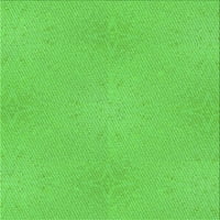 Ahgly Company Machine Persible Centralni kvadratni prelazni smaragdni tepih za zelene površine, 5 'Trg