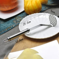 Kreativni šljokica od krompira od nehrđajućeg čelika Krompir Ricer Comfy Grip Presser Ručka ručna prešalica