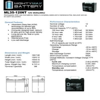 12V 35AH SLA baterija zamenjuje ShopRider u skuteri - pakovanje