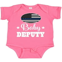 Inktastični šerif zamenik beba zamenik zakona, poklon za provedbu zakona Baby Boy ili Baby Girl Bodysuit