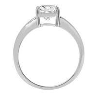2.5CT CUSHING CLECT CLEAR MOISSANITE 18K bijelo zlatni godišnjica za angažman prsten veličine 4,25