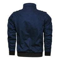 Kali_store muns radna jakna Muške patentne jakne casual hop windbreaker Sportski kapuljač sa kapuljačom,
