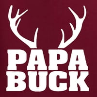 Divlji Bobby, mama Buck i papa Buck Duks ružni božićni džemper muškarci grafički tee, maroon, 3x-veliki