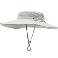 Širok vodootporni šešir za vodu za muškarce Žene pakiranje petika za ribolov za planinarenje vrtlarstvo