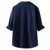 Prednjeg skraćenih tuničara dugih rukava za ženske gumne u boji majice bluza