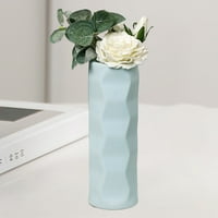 Flower Vase Val Dizajn Nordijski stil Čvrsta boja Stabilna donja širok otvor cvjetni aranžman Desktop