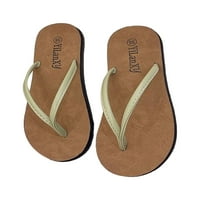 Ymiytan Womens Ljetni klinovi sandale platforme plaže Flip Flops