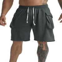 REJLUN MAN Ljetne kratke hlače Čvrsto boje Plažni kratke hlače ravno dno noge Classic Fit Beachwear