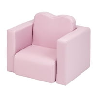 YUCUREM Dječja kauč na kauč na kauč na kauču i set za stolicu Pink-49385459