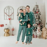 Roditeljska odjeća Nova slatka moda Božićna štampa porodice Europska i američka pidžama roditelj-dijete