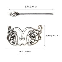 Kosa keltic frizure metalni viking klizni dodaci minimalistička bareta Stick Clip Retro štapići srebrni