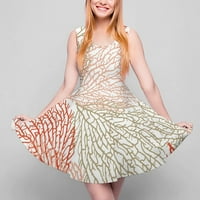 Obalni koralni uzorak Ženska ljetna haljina za žene Smešno tiskano od tiskane