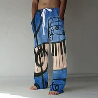 Wendunide muške grafičke pantalone, do veličine 3xl