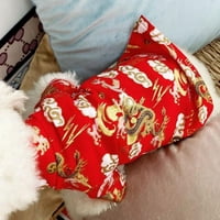 POSECA PASNA Odjeća Cat New Chinoiserie Novogodišnja odjeća Kineska odjeća za kućne ljubimce