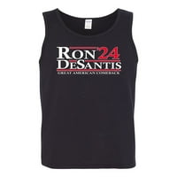 Divlji Bobby, predsjednička kampanja Ron Desantis, politički muški tenk, crni, mali