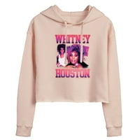 Whitney Houston - Vintage Whitney - Juniors obrezan pulover Hoodie