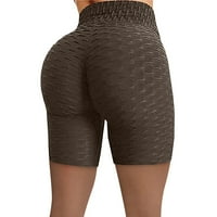 Youlve ženske joge hlače visoki struk Sportske jacquard balon joga hlače Poluterove kratke hlače žene