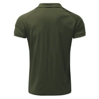 Polo majica za muškarce kratkih rukava vojska zelena xxl