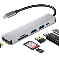 Urban USB C čvorište u dongle USB-C u HDMI multiprti adapter sa 4k HDMI izlazom USB 3. Ports SD TF kartica
