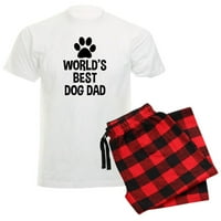 Cafepress - najbolji pas na svijetu tata - muške svjetlosne pidžame